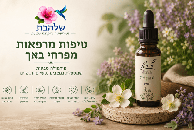 טיפות באך - טיפות מרפאות מפרחי באך