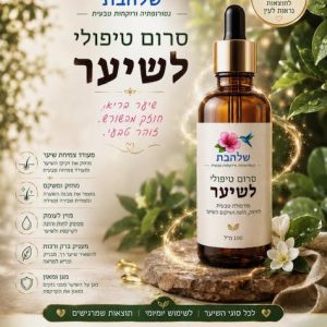 סרום לשיער לטיפול בנשירת שיער
